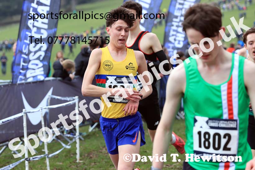 Mens Under-17s, 2024 CAU Inter Counties Cross Country Champs., Wollaton Park, Nottingham. Photo: David T. Hewitson/Sports for All Pics